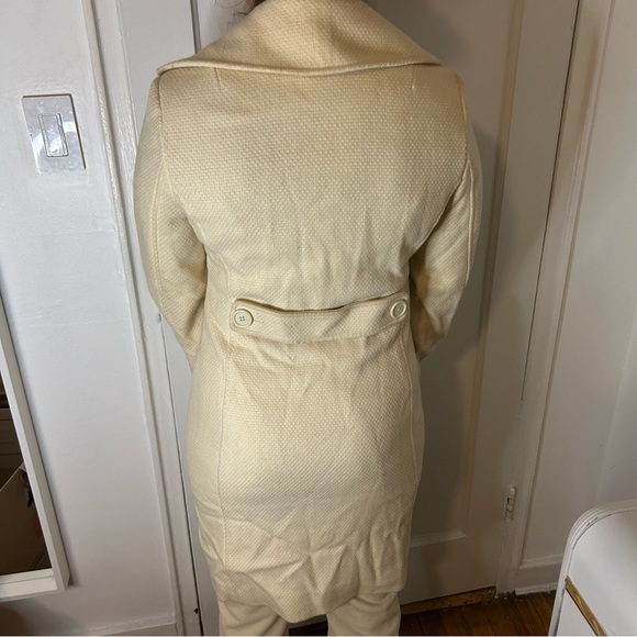 Vintage Old Navy Cream Pea Coat - Picture 2 of 9